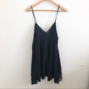 Haute Society Dresses - Beautiful black lace inset slip dress Haute Society Dresses - Beautiful black lace inset slip dress